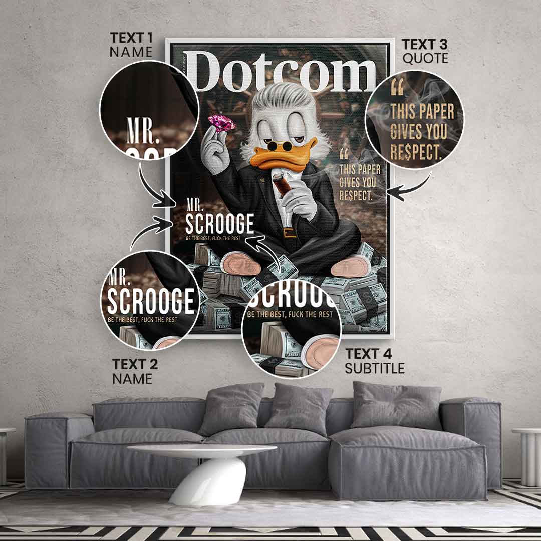Customizable Mr. RE$PECT - Canvas
