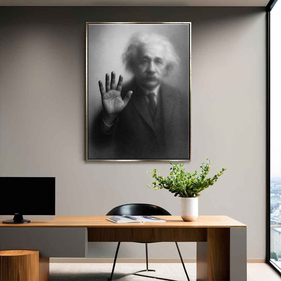 Einstein's Silhouette