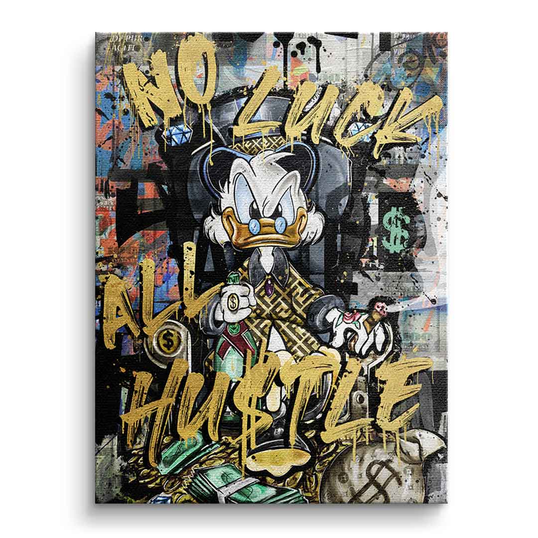 All Hustle Duck – Leinwand 40×30
