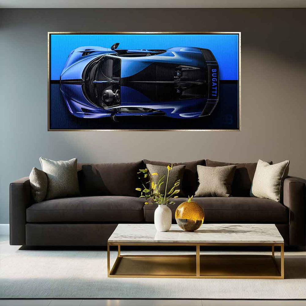 Bugatti Bolide Leinwandbild – Ansicht 3