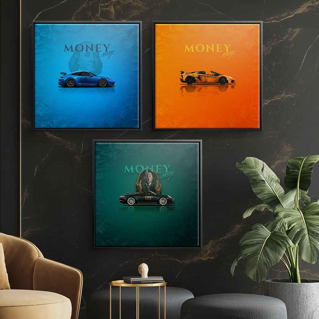 Money easy - Canvas 3x