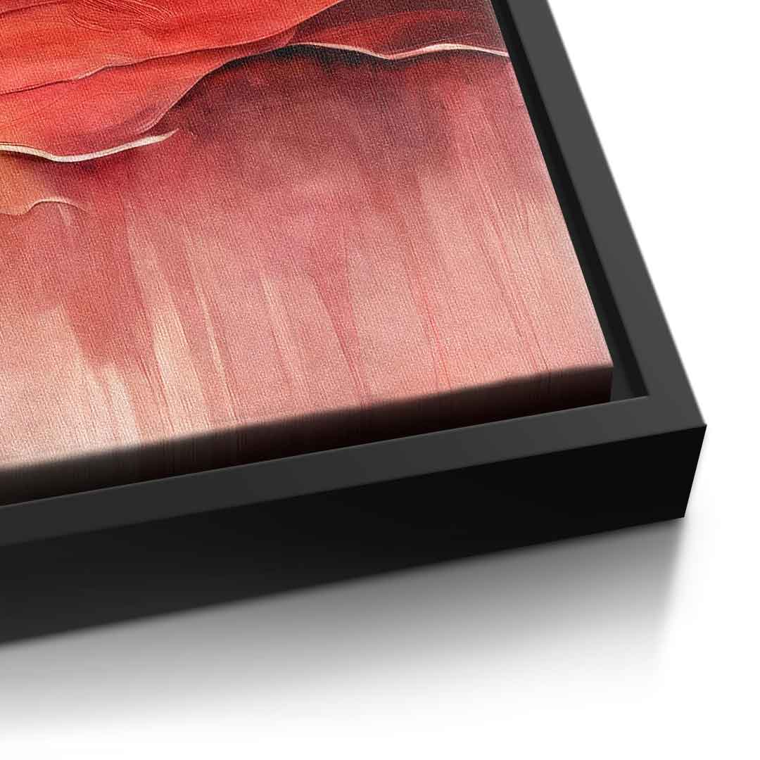 Crimson Peaks And Coral Valleys