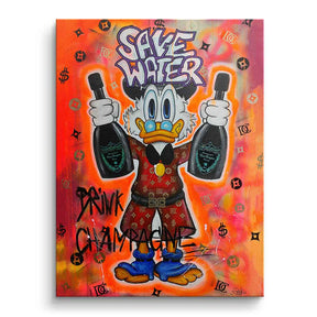 SaveWater-<tc>Canvas Art</tc>