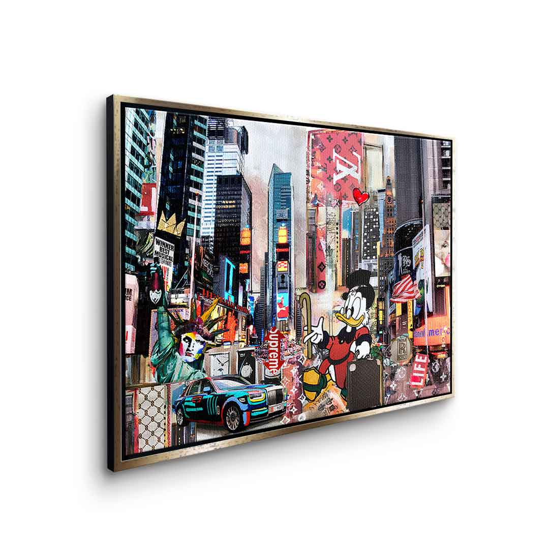 Scrooge McDuck in New York City