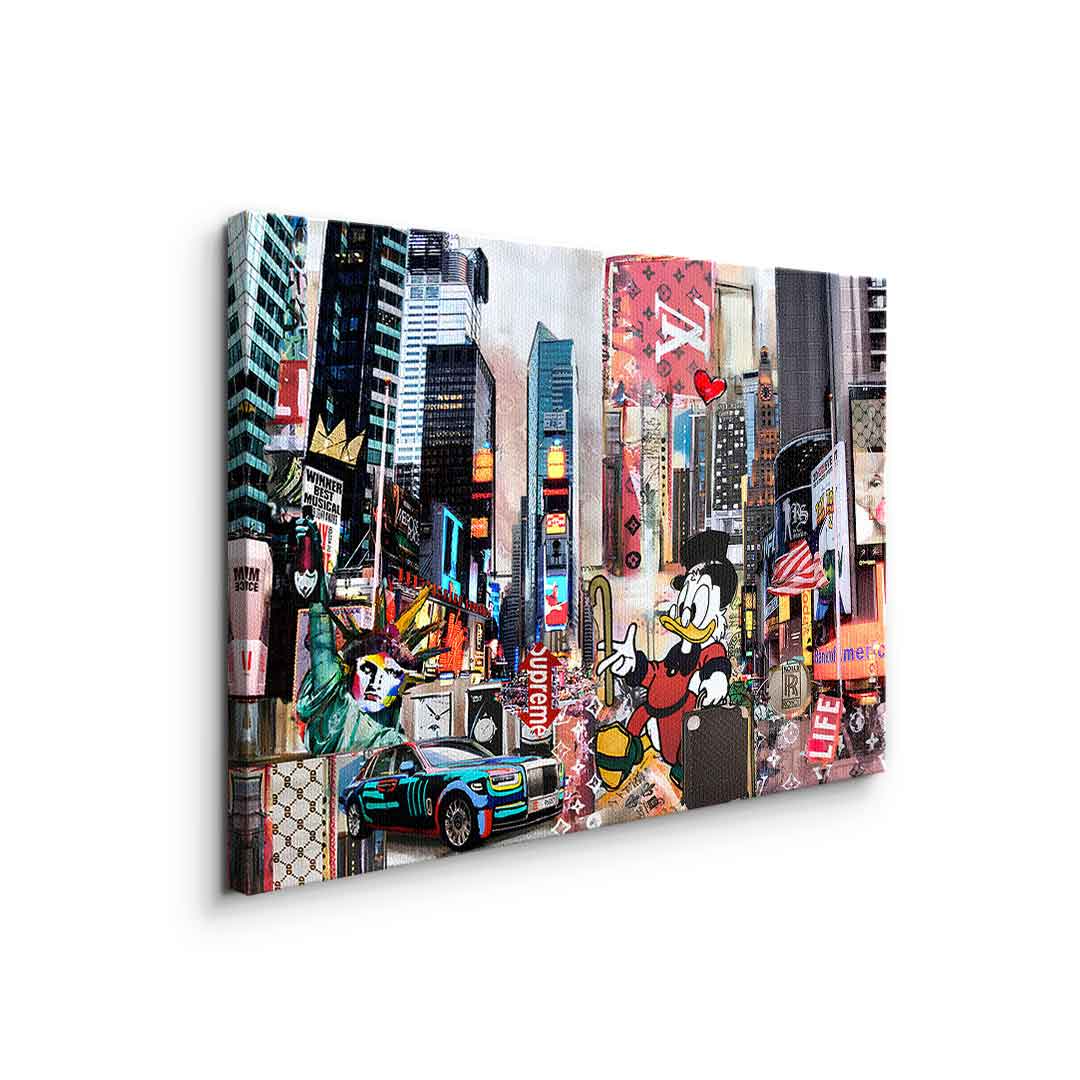 Scrooge McDuck in New York City