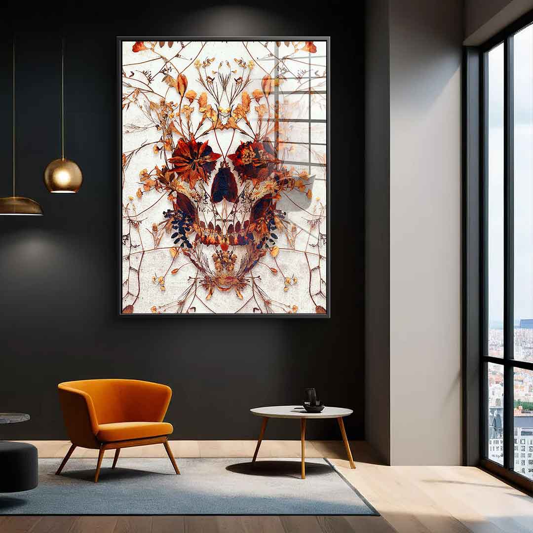 Delicate Skull - Acrylic Glass