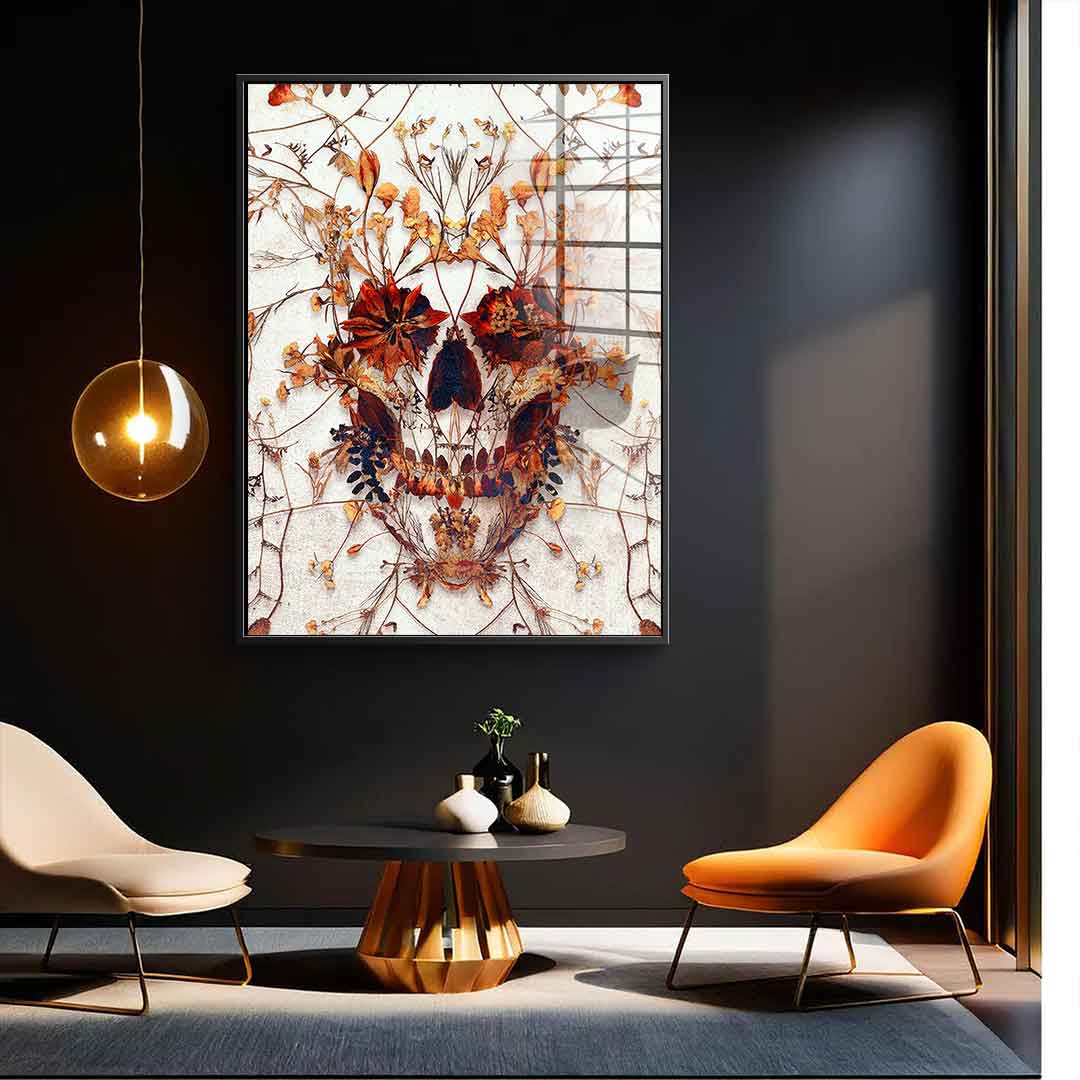 Delicate Skull - Acrylic Glass