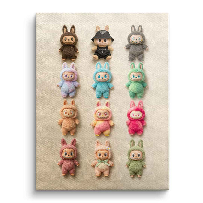 Flat Labubu Collection