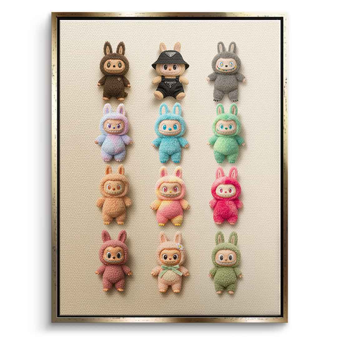 Flat Labubu Collection