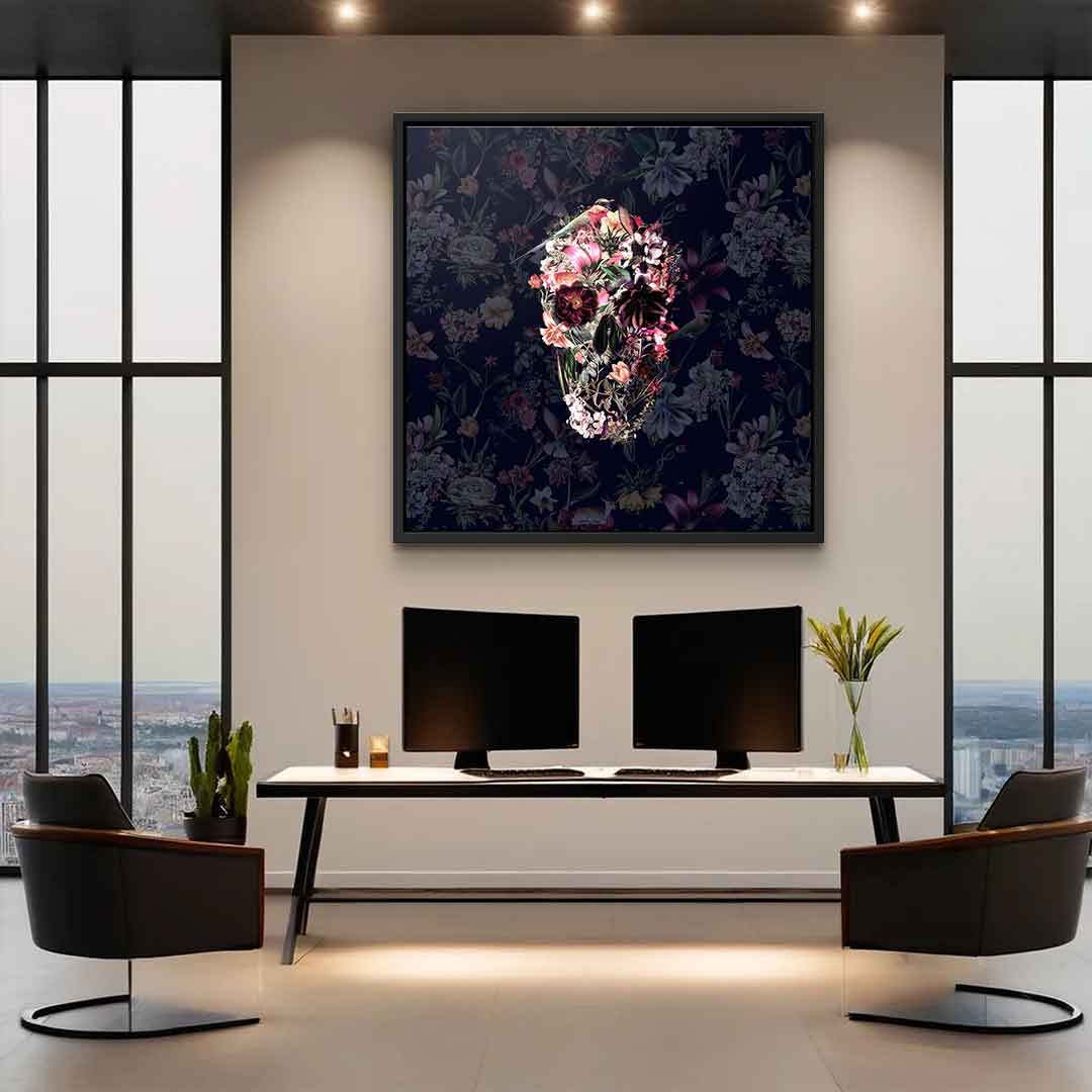 Flowers Skull