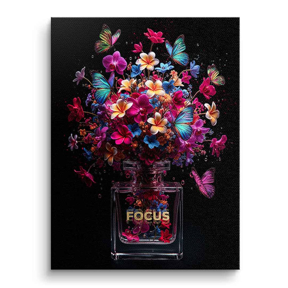 Focus Parfume als Leinwandbild von DOTCOMCANVAS®