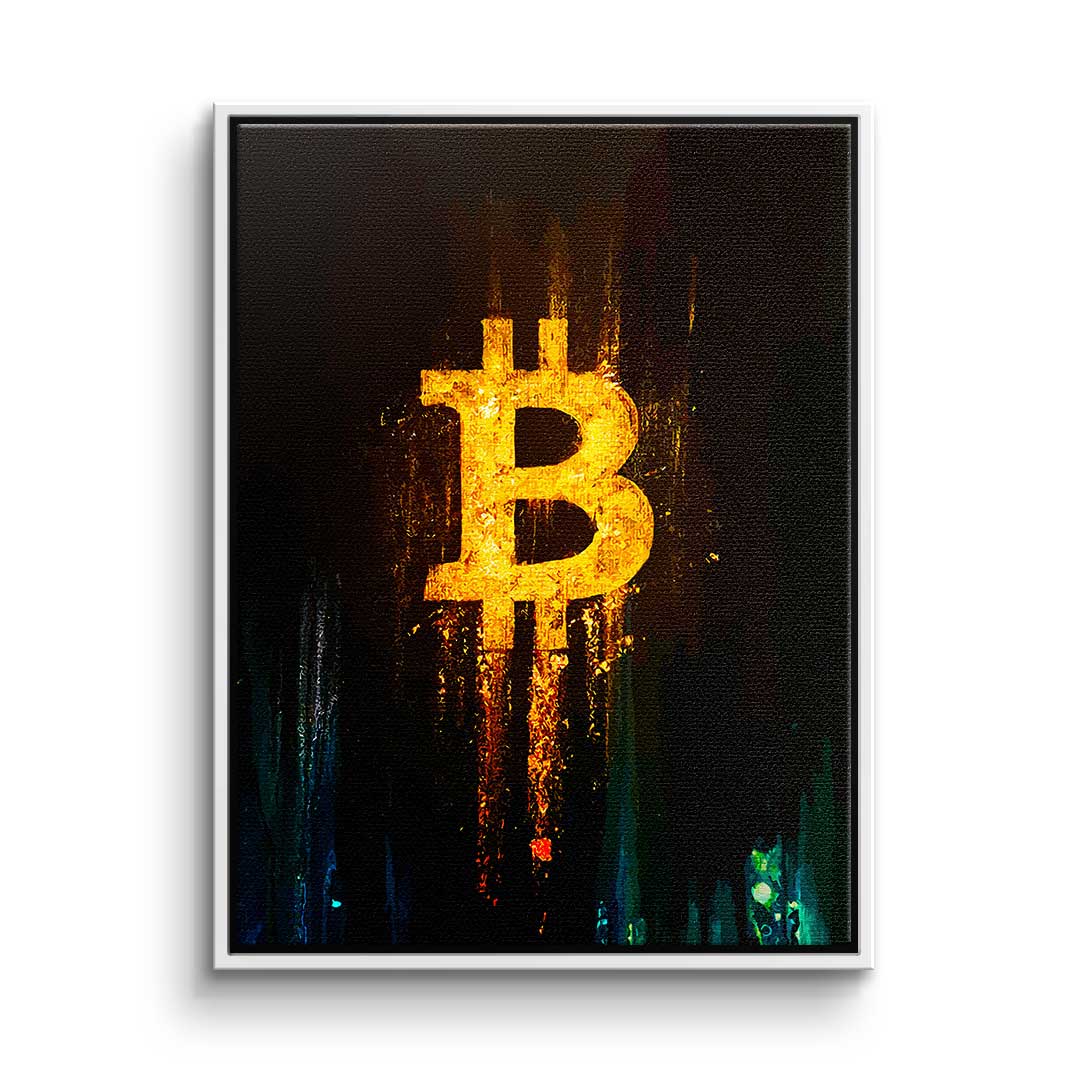 Glowing Bitcoin