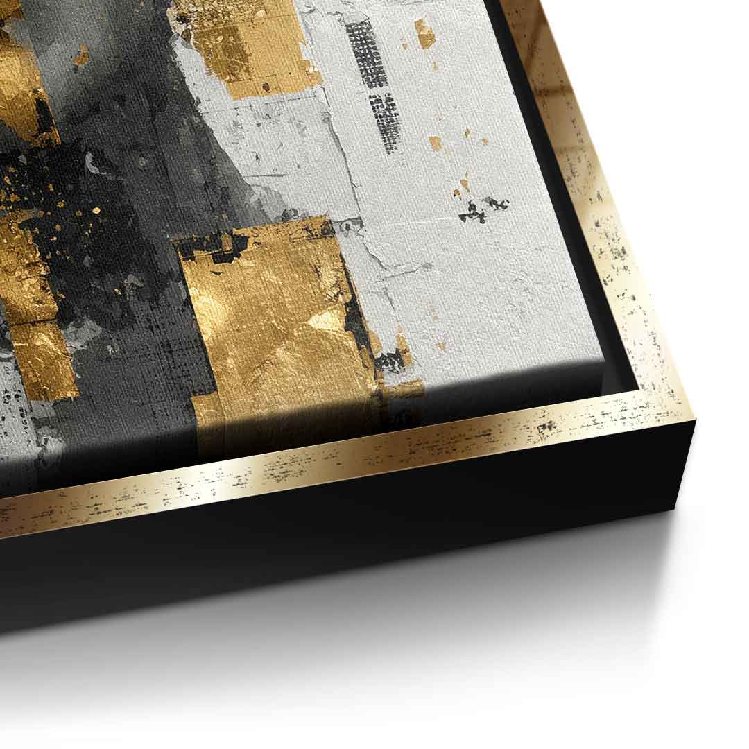 Gold White Half Face