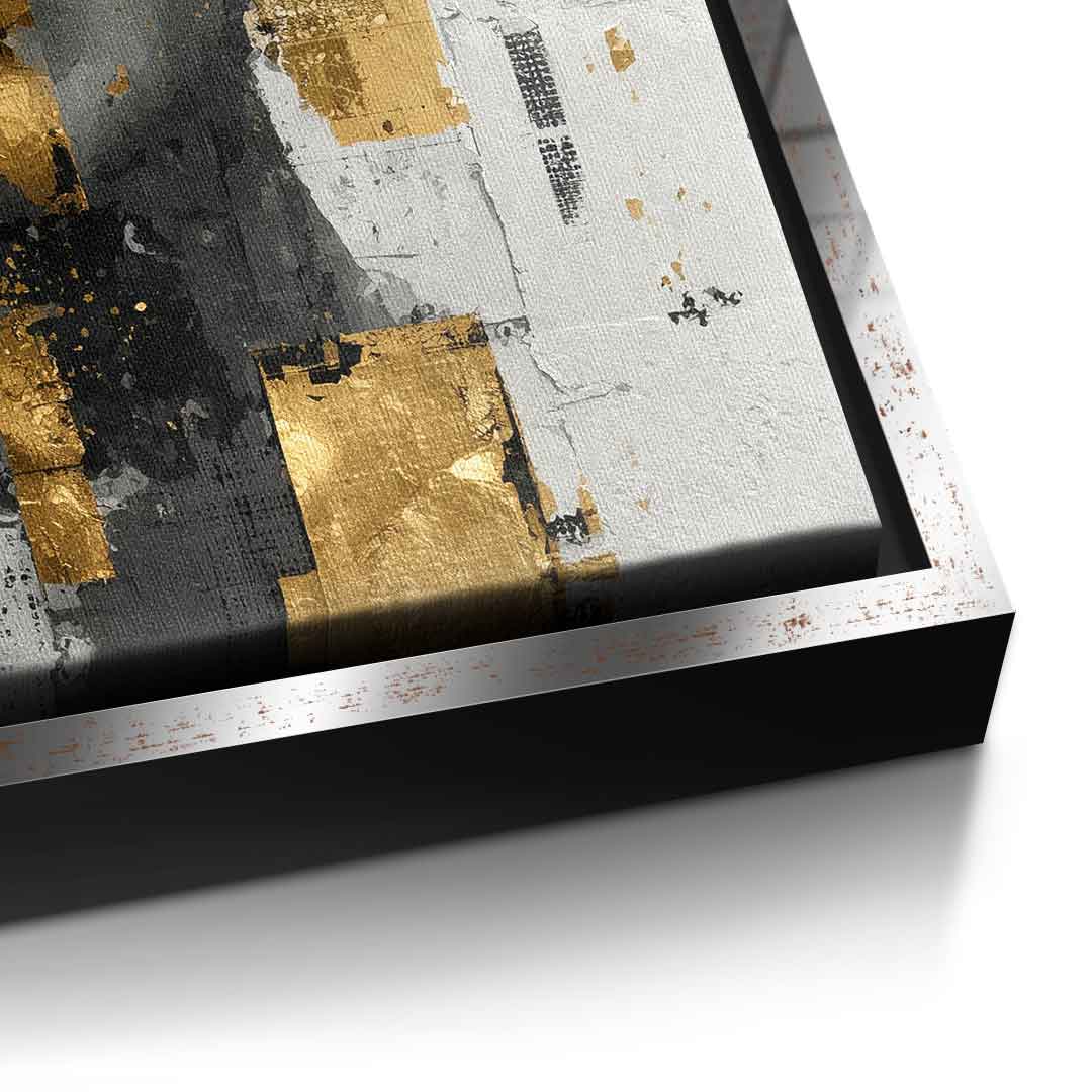 Gold White Half Face