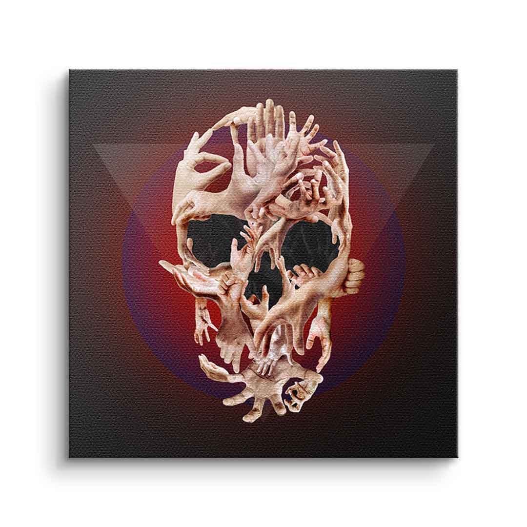 Hands Skull