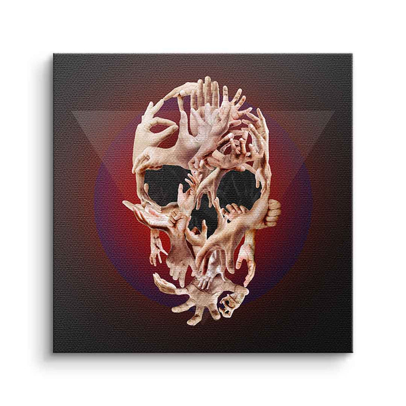 Hands Skull
