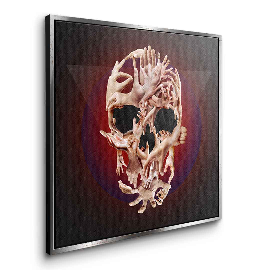 Hands Skull