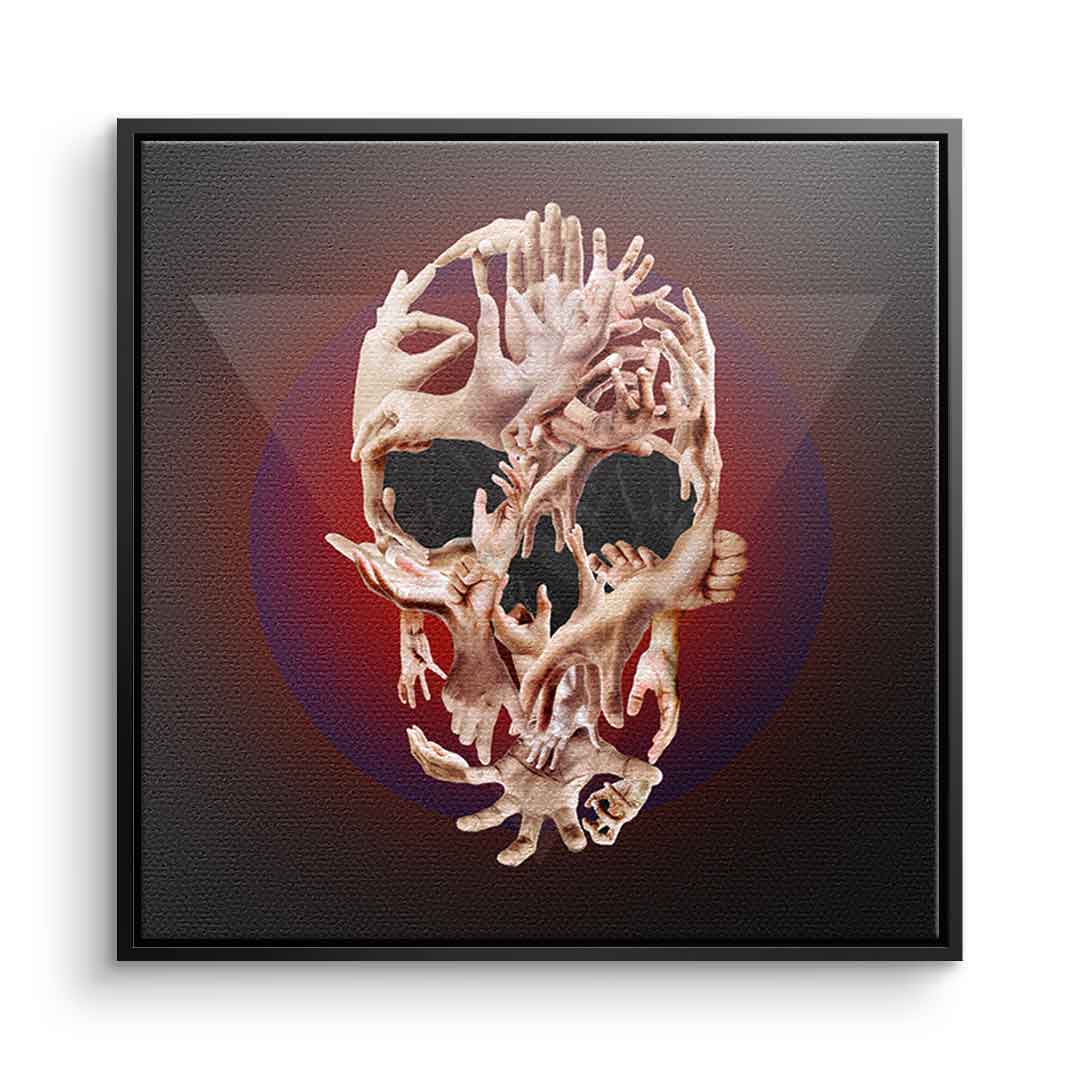 Hands Skull