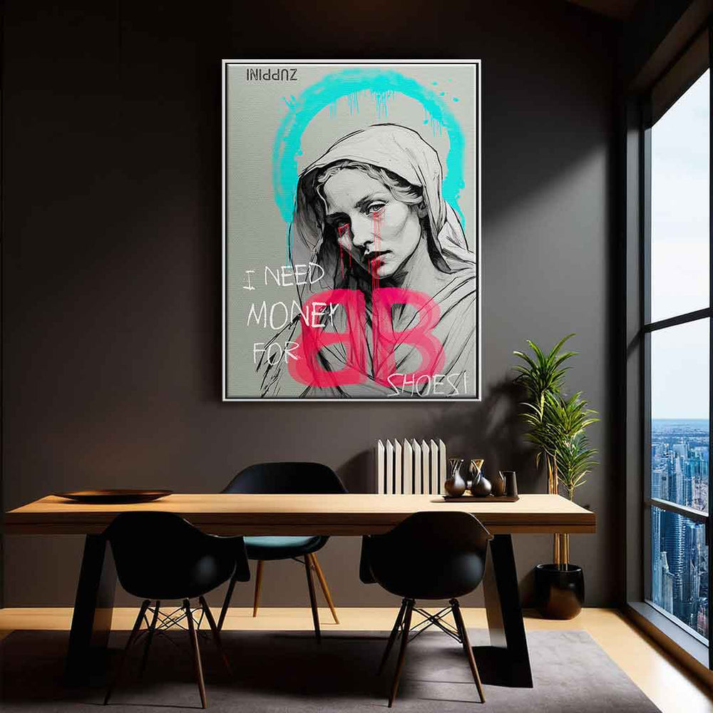 I Need Money Leinwandbild – Ansicht 3