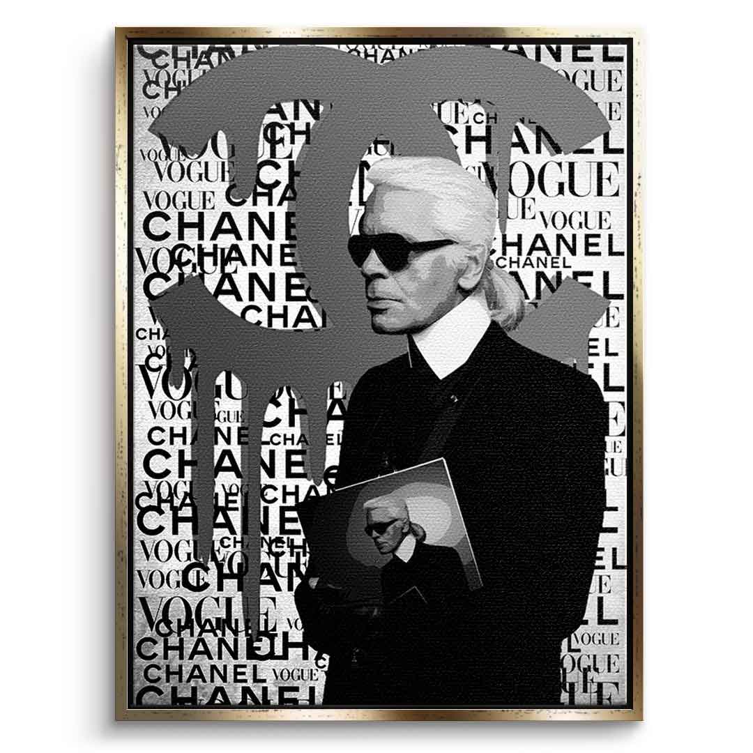 【2024年製 新品】 Art Canvas KINETIC Coco Portrait Art Pop Lagerfeld Karl - 6 Collection