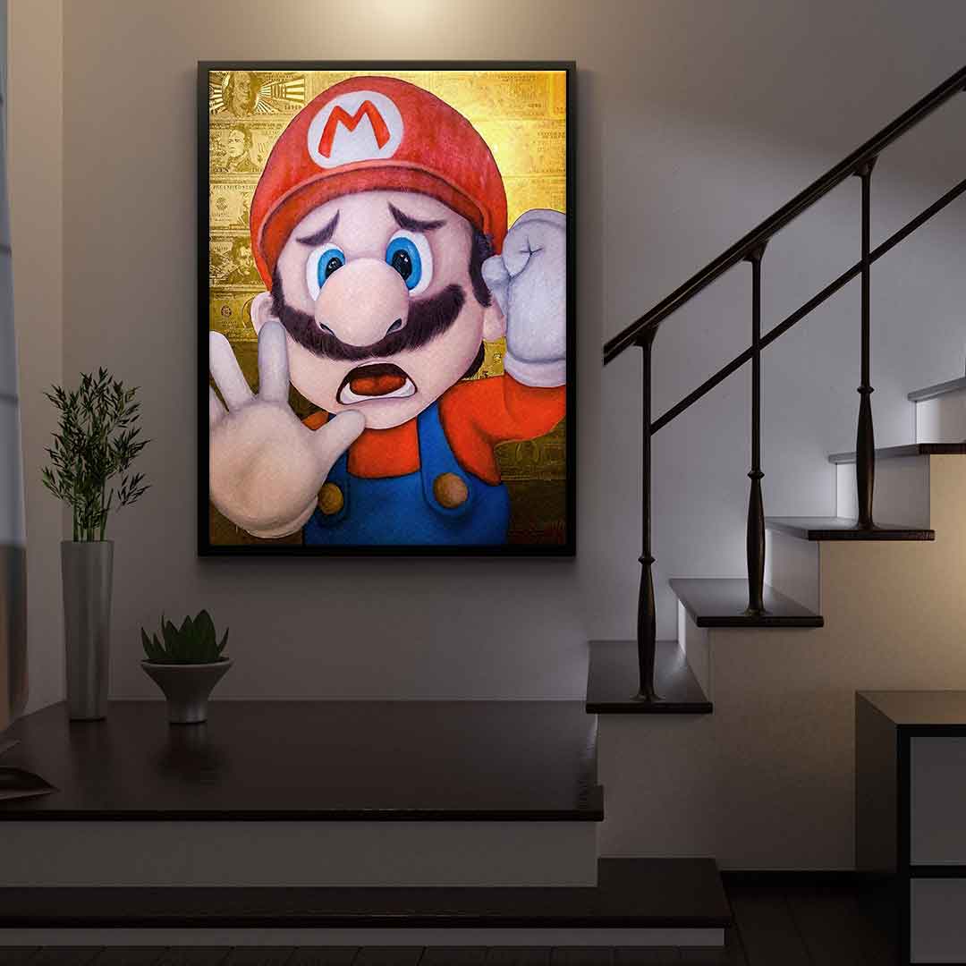 Knocking Mario