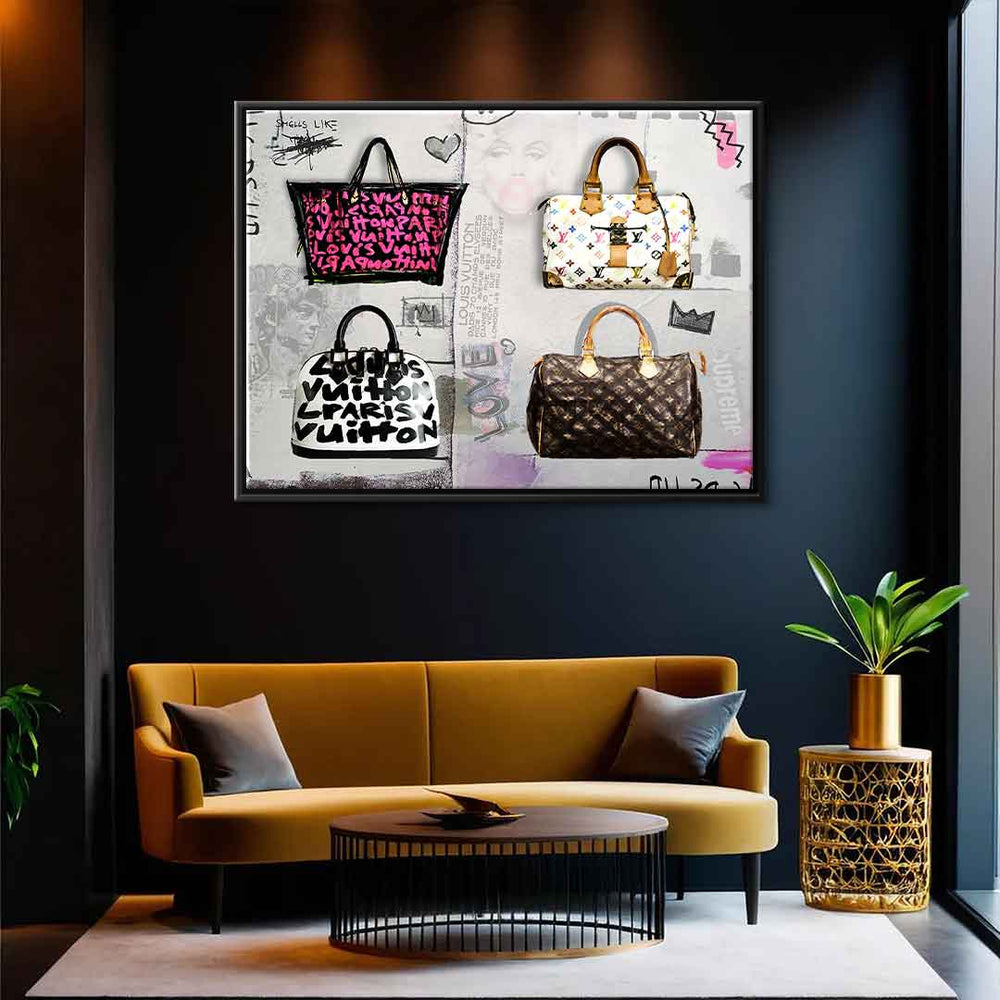 Luxury Bags Leinwandbild – Ansicht 3