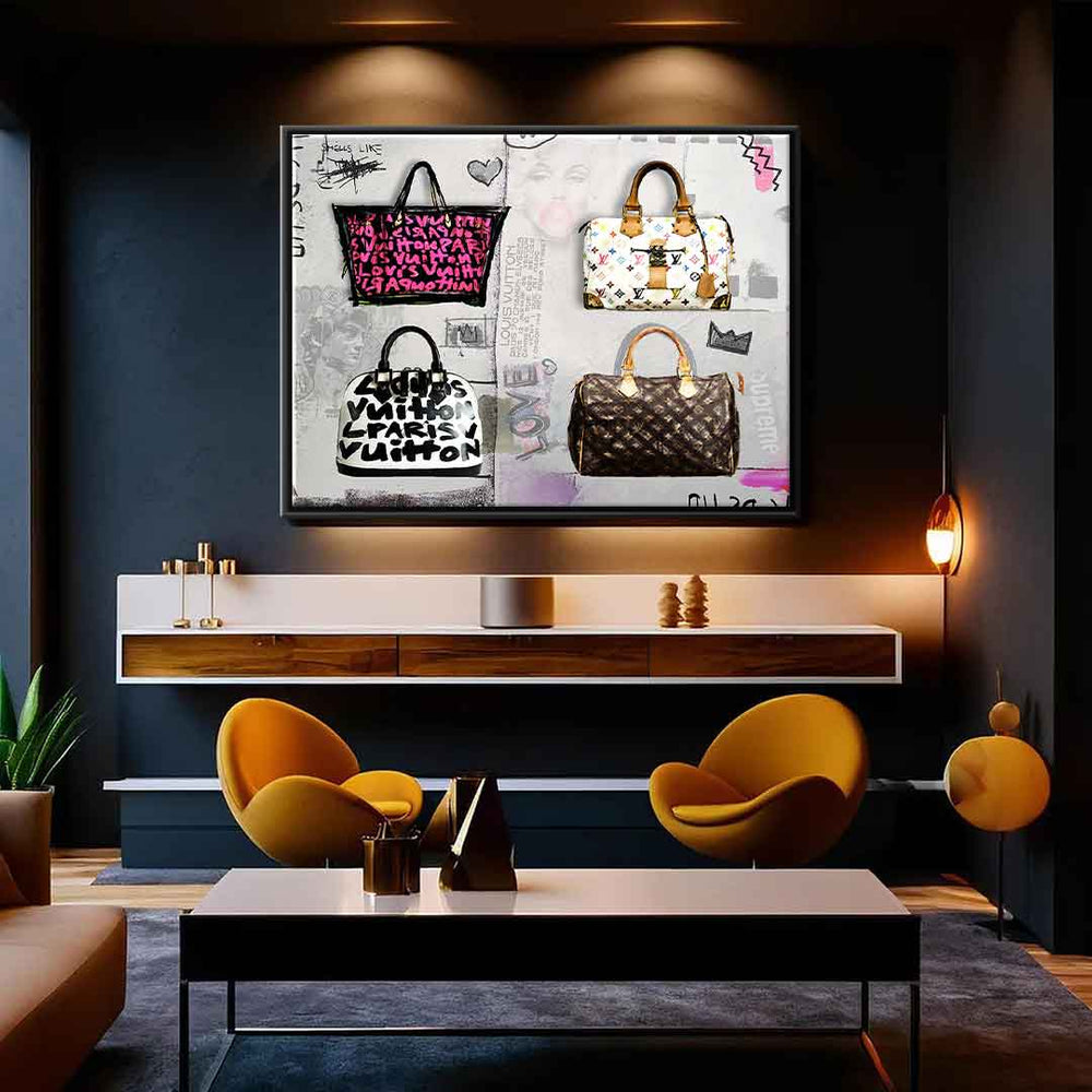 Luxury Bags Leinwandbild – Ansicht 2