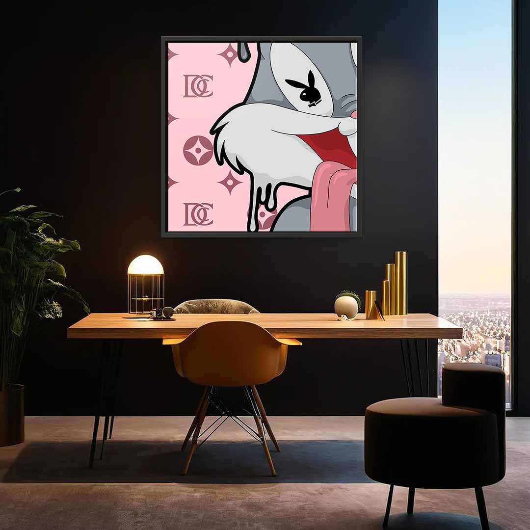 Melting Bunny - Square Edition