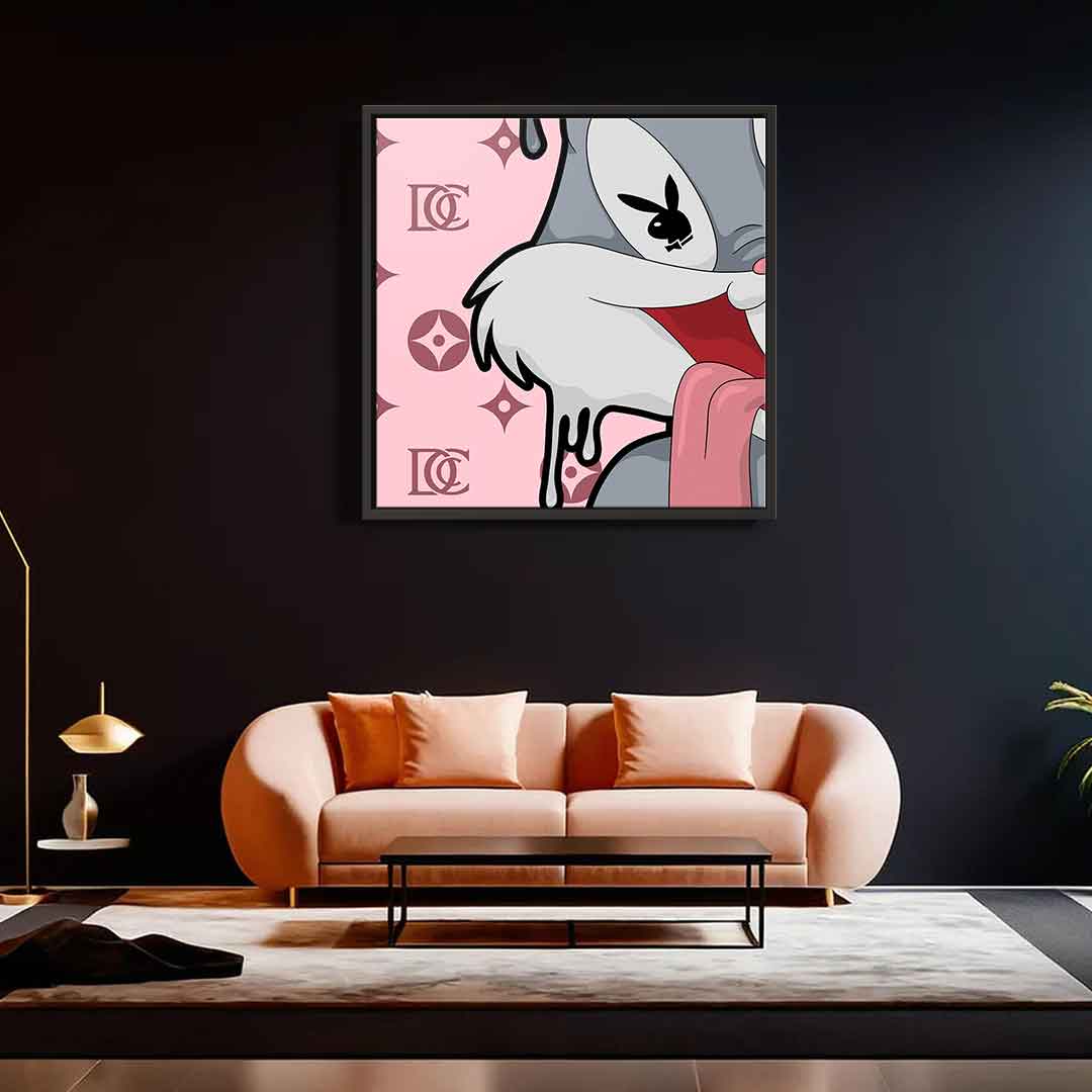 Melting Bunny - Quadrat Edition