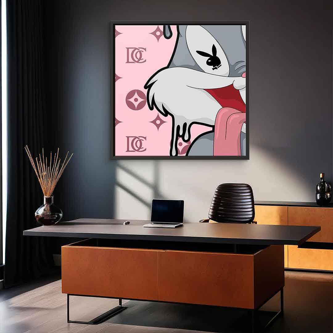 Melting Bunny - Quadrat Edition