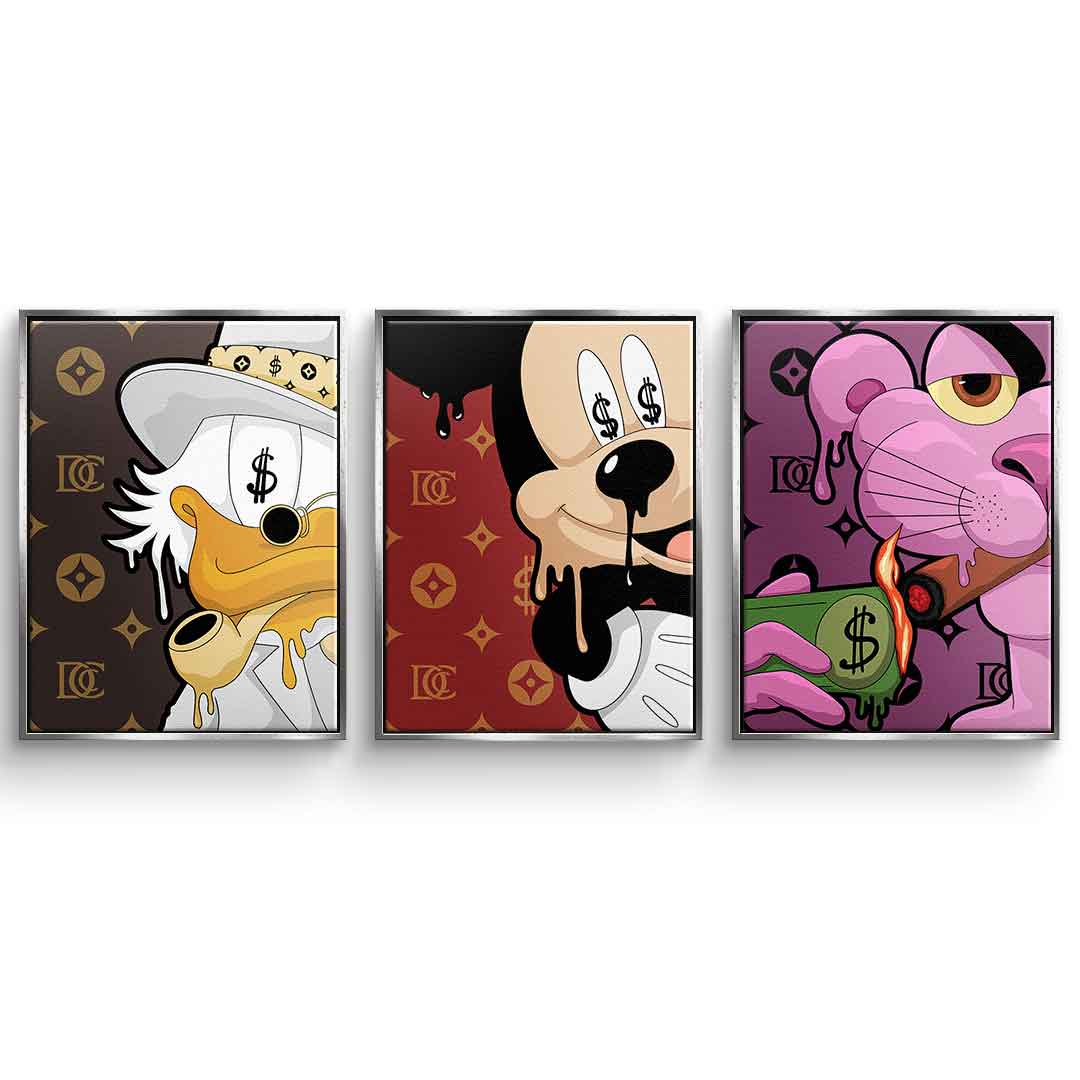 Melting Friends -  Leinwand 3x