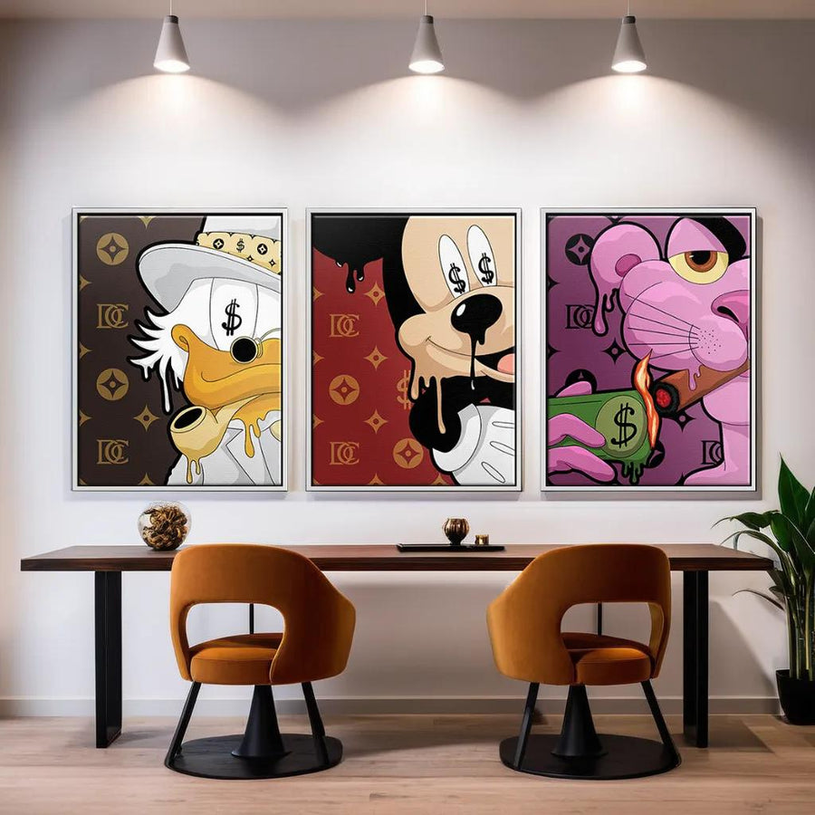 Melting Friends -  Leinwand 3x