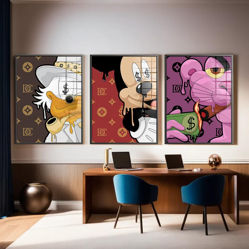 Melting Friends - Acrylic glass 3x 