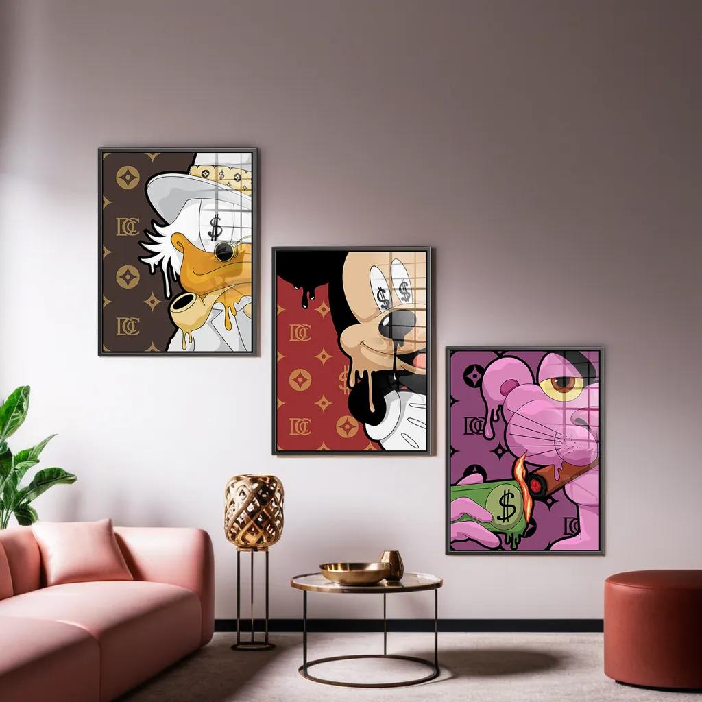 Melting Friends - Acrylglas 3x