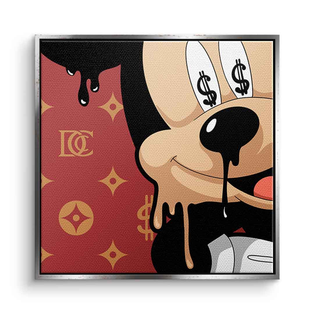 Melting Mickey - Quadrat Edition