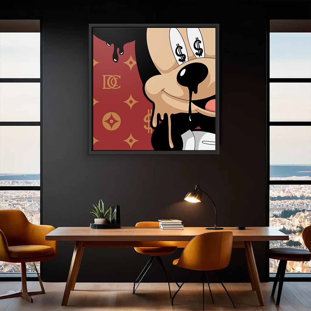 Melting Mickey - Quadrat Edition