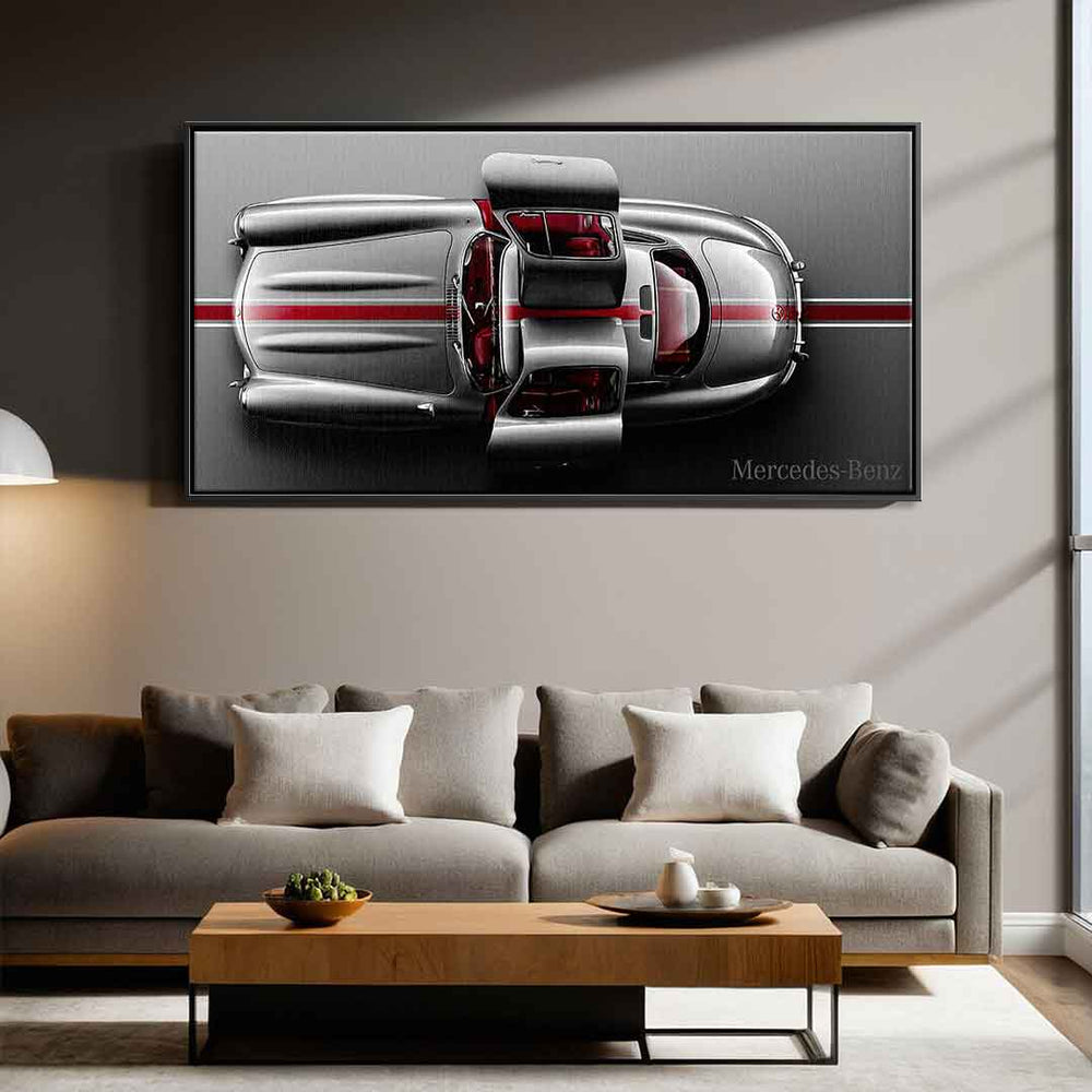 Mercedes-Benz 300 SL Gullwing Leinwandbild – Ansicht 2