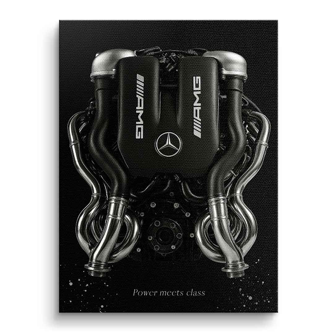 Mercedes V8 Engine – Detail