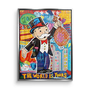 Monopoly Money Bag