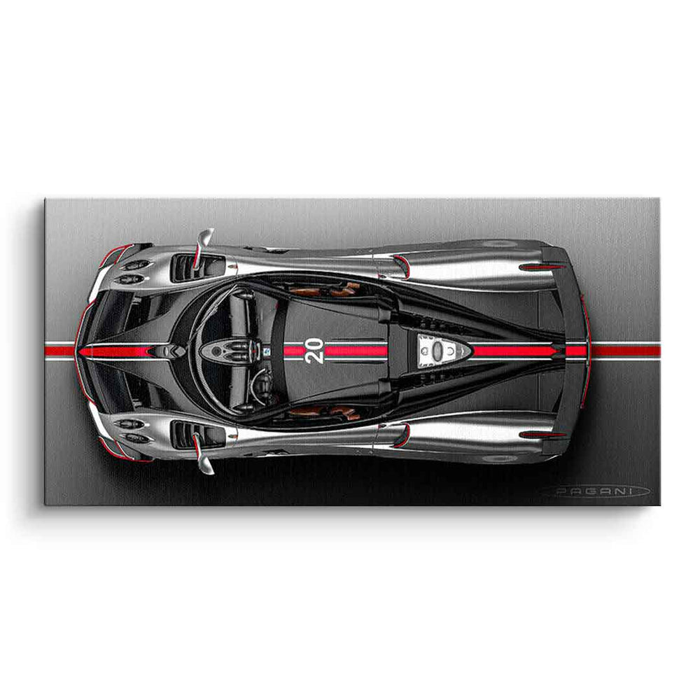Pagani Huayra Roadster BC als Leinwandbild – Auto Wandbild von DOTCOMCANVAS®