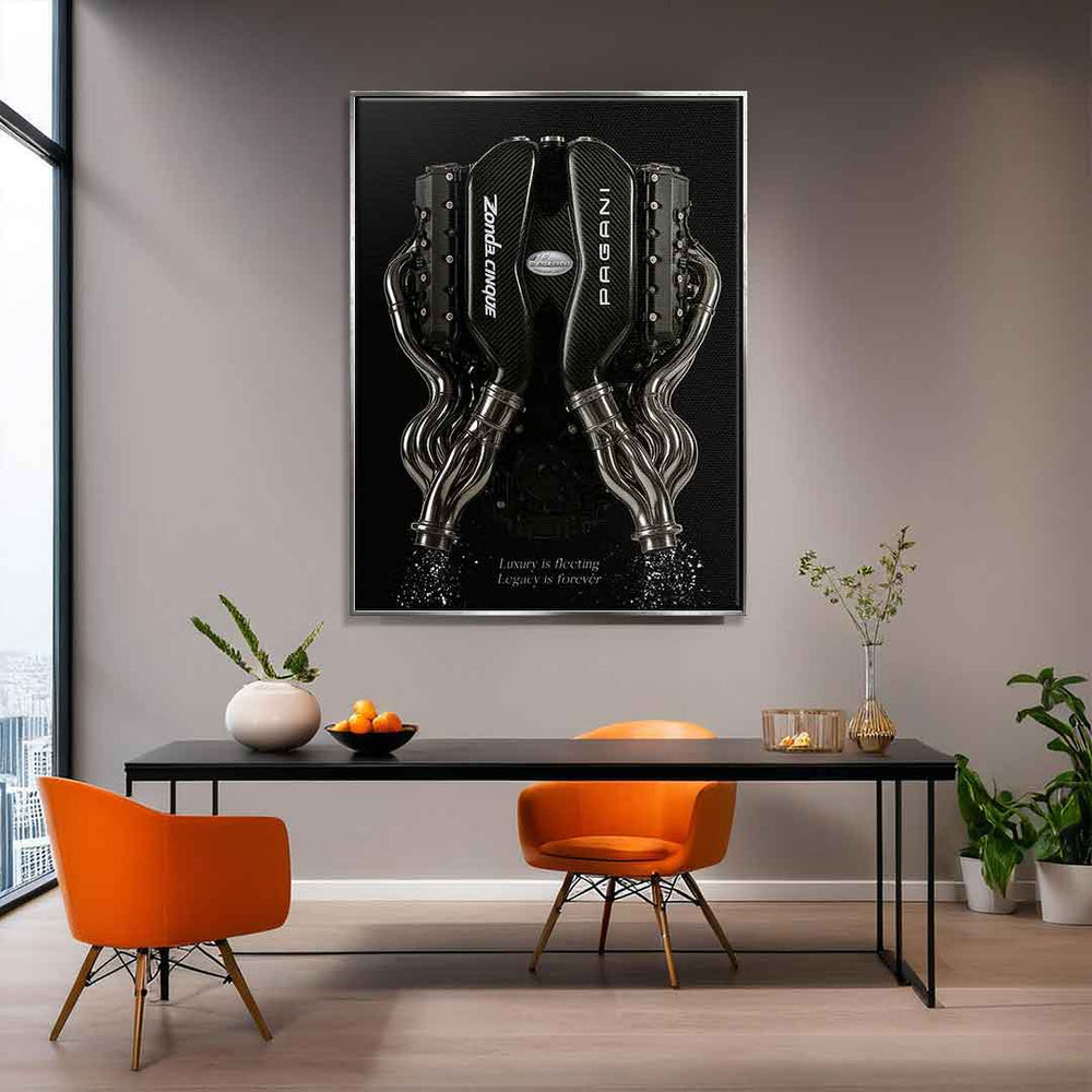 Pagani Engine Leinwandbild – Ansicht 3