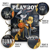 Playboy Bunny personalisierbar - Leinwand