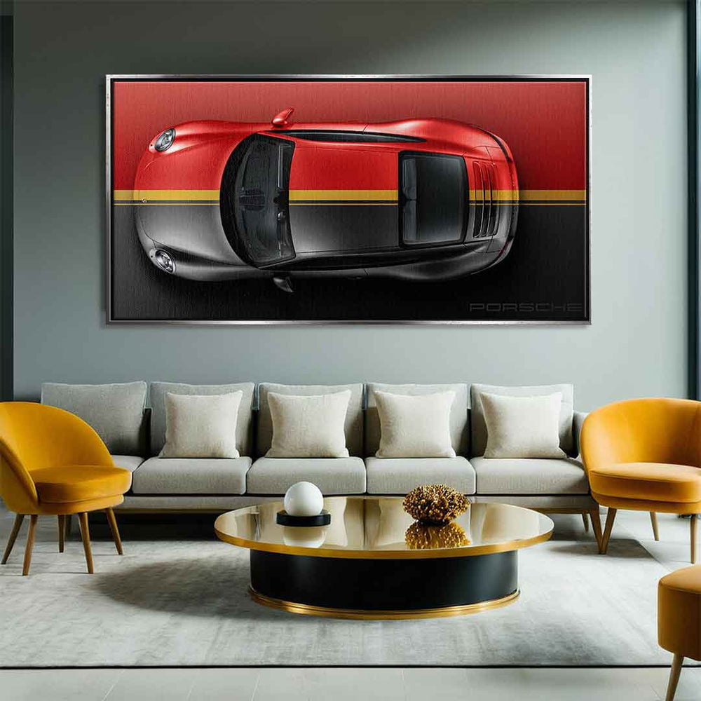 Porsche 911 Carrera Leinwandbild – Ansicht 2