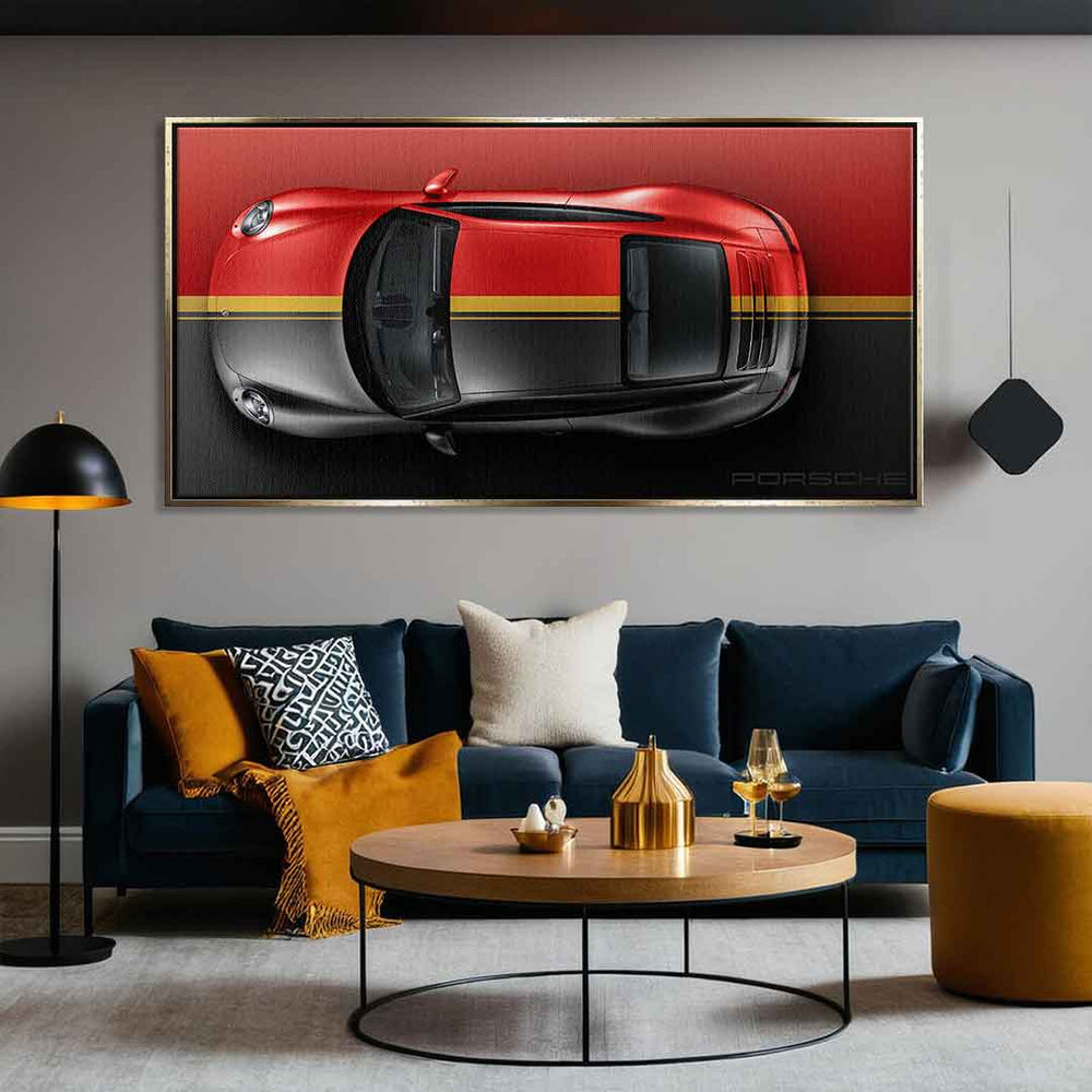 Porsche 911 Carrera Leinwandbild – Ansicht 3