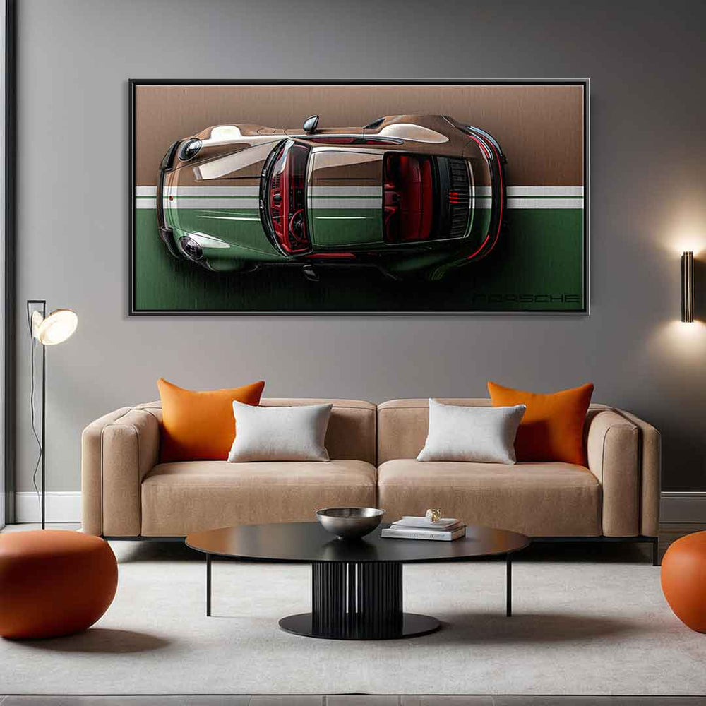 Porsche 911 Targa Leinwandbild – Ansicht 2