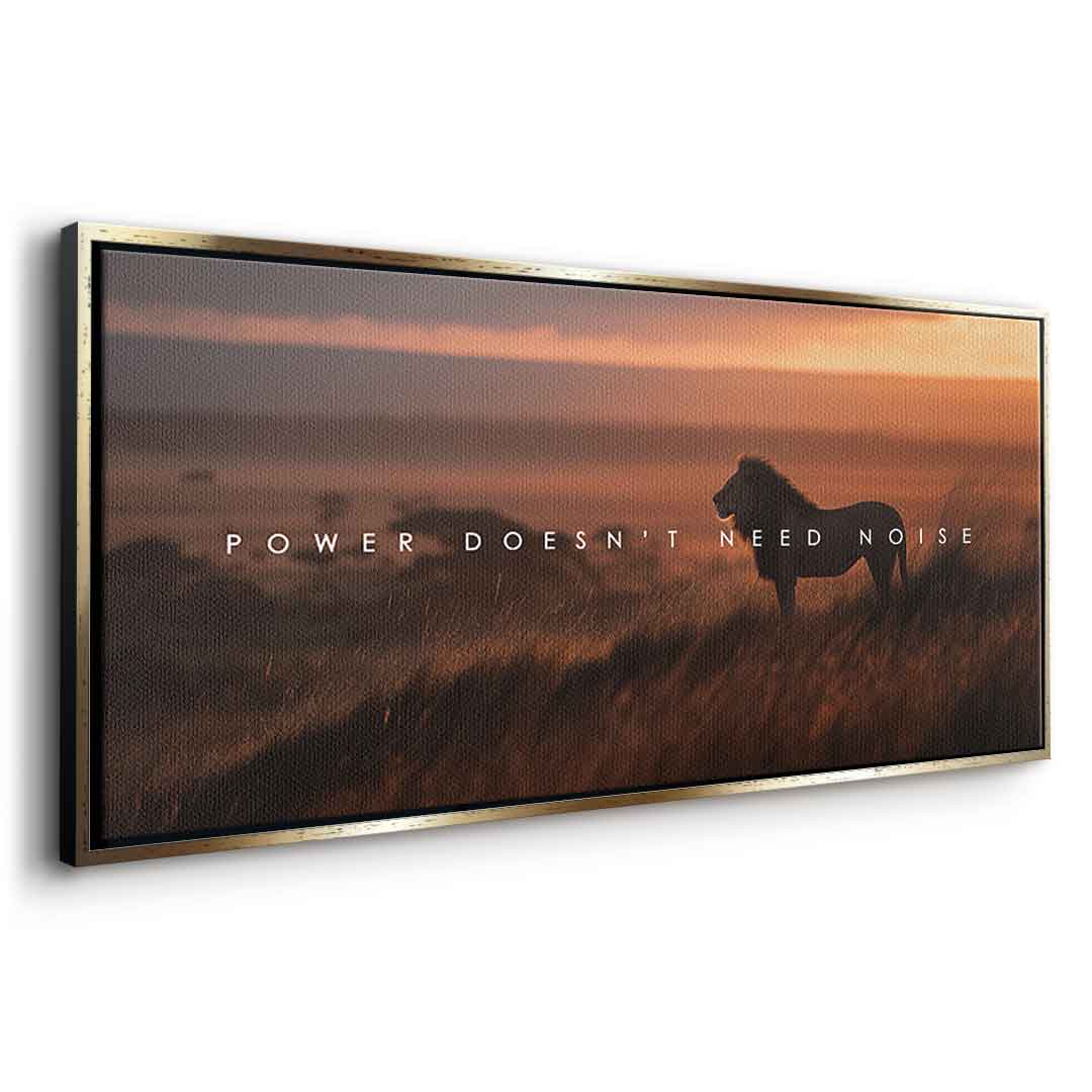 Power Doesn't Need Noise