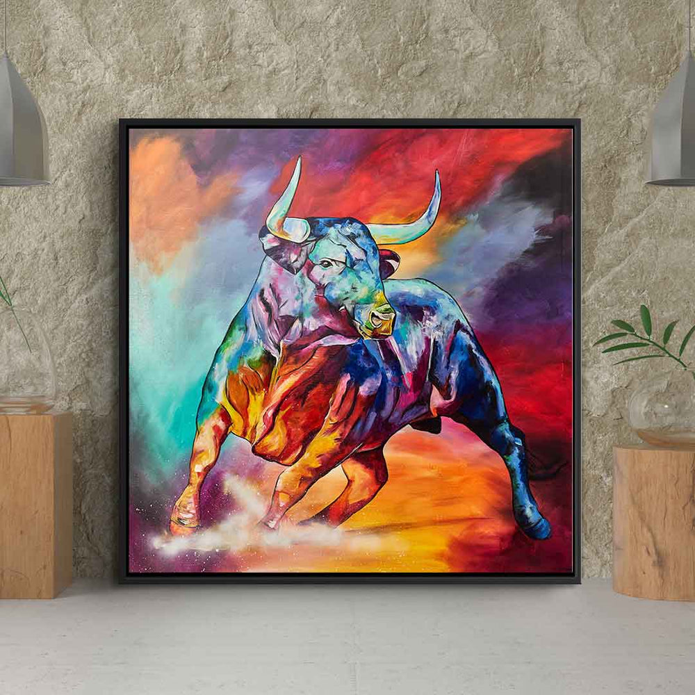 Proud Bull Leinwandbild – Ansicht 2