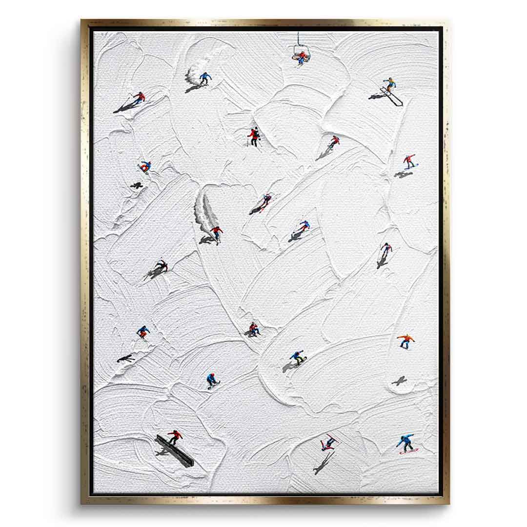Skis or snowboard