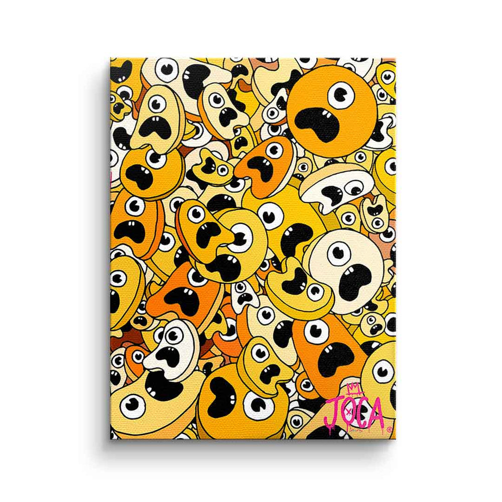 Sordins Yellow als Leinwandbild – Comic Wandbild von DOTCOMCANVAS®