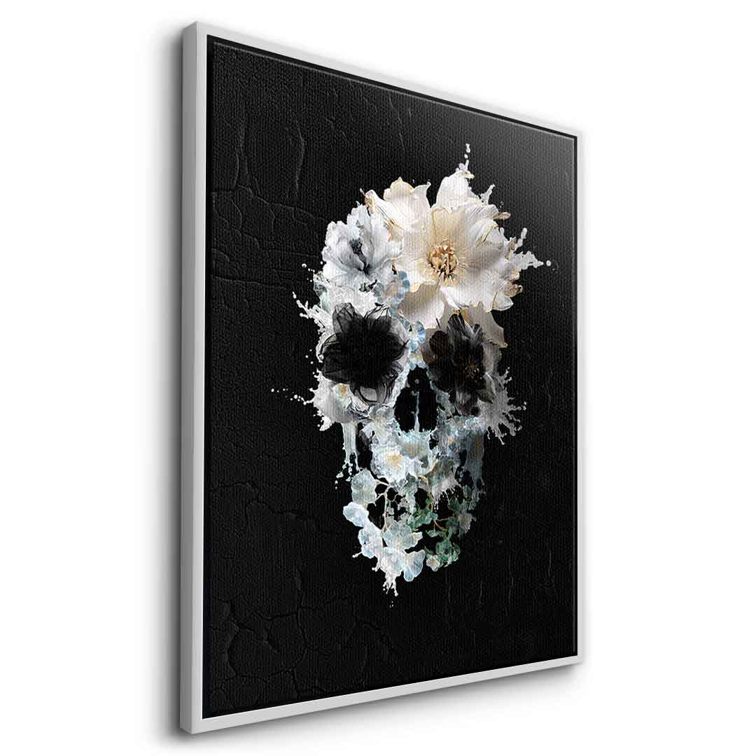 Splash Floral Skull